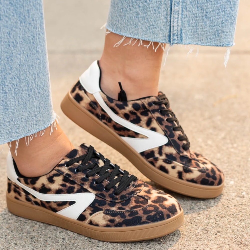 Dolce Vita Leopard Sneakers